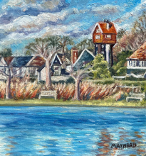 Load image into Gallery viewer, House in the Clouds, Thorpeness painting image 2
