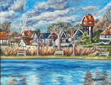 Load image into Gallery viewer, House in the Clouds, Thorpeness painting image 1