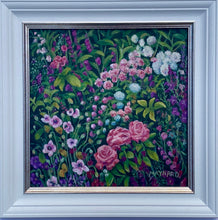 Load image into Gallery viewer, Rambling Roses original oil painting image 2