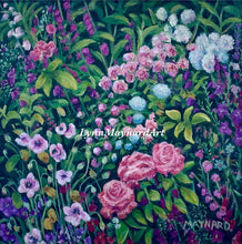 Load image into Gallery viewer, Rambling Roses original oil painting image 1