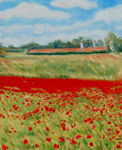 Load image into Gallery viewer, Norfolk Poppy Field original painting image 1
