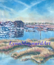 Load image into Gallery viewer, High Tide, Tollsbury Marina painting image 2