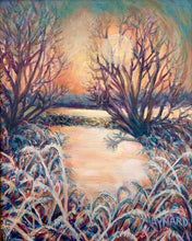 Load image into Gallery viewer, Morning Mist along the Stour painting image 1