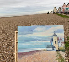 Load image into Gallery viewer, Lookout Tower, Aldeburgh painting image 2