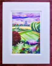 Load image into Gallery viewer, Stoke-by-Nayland Suffolk landscape print image 2