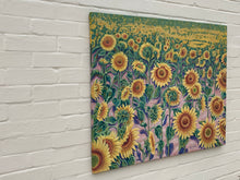 Load image into Gallery viewer, Suffolk Sunflowers original oil painting image 2